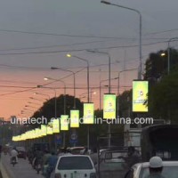 Light/Lamp Pole/Post/Pillar City Digital pH6 Display Sign Advertising Media LED Screen