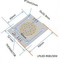 RGB Power LED 80W 150W RGBW