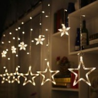 200cm Connectable Outdoor Decorative LED Star String Lights for Festival Celebration