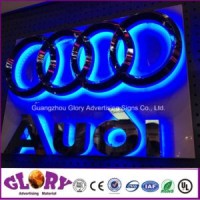 Poslished LED Backlit Sign Outdoor LED Stainless Steel Letter