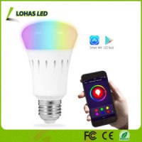 Long Distance Controlled WiFi Smart LED Light Bulb Work with Tuya APP/Amazon Alexa/Google Home RGBW