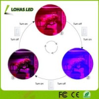 Red-Blue-Violet 3 Color Changing LED Light Bar 12W 13.5W Grow Light Tube for Plant