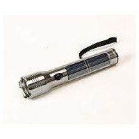 Solar Powered Torch Flashlight Handheld Waterproof Outdoor Camping Flashlights with USB Charge Cable