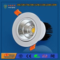 24 Degree Narrow Beam Angle Dimmable 2.5inch 5W COB LED Ceiling Spot Light Lamp