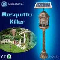 Outdoor LED Solar Pest Control Mosquito Zapper Repellent Garden Light