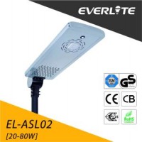 Everlite All-in-One Solar Street Light 30W IP66 Outdoor Home Garden LED 135lm/W Solar Street Light A