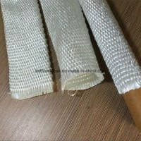 High Temperature Braided Thermal Insulation E Glass Woven Sleeving