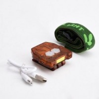 New Waterproof Motion Reaction USB Rechargeable COB Headlamp Cap Clip Flashlight Fishing Light