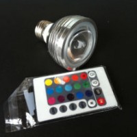 New RGB Bulbs Full Color 3W LED Crystal Stage Light Auto Rotating Stage Effect DJ Lamps