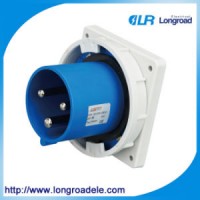 IP67 3p 63A Industrial Socket / Concealed Installation