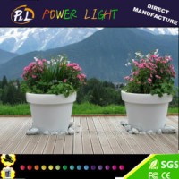 Illuminated Light up Home Garden LED Flower Pot