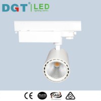 White Anti-Glare COB LED Tracklight with Ce&RoHS