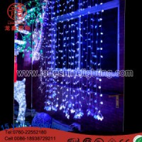 Waterproof 2*3m LED Lighting Christmas Decoration Curtain Icicle Light