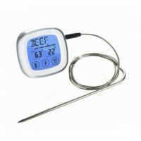 Large LCD Touch Screen Instant Read Digital Timer Oven BBQ Kitchen Cooking Food Meat Thermometer wit