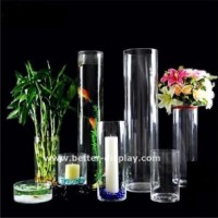 Custom Clear Acrylic Tube Vase