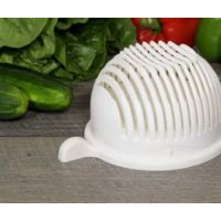 Vegetable Salad Slicer Cutter Bowl Plastic Creative Salad Cutting Bowl