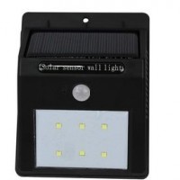 LED Solar Sensor Power Motion Activated Outdoor Wall Light