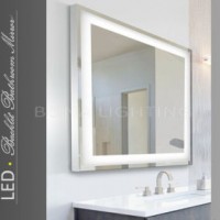 IP44 LED Hotel Mirror  304-Rating Stainless Steel Frame