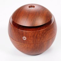 Mini Ultrasonic Portable Wooden USB Aroma Essential Oil Diffuser