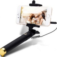 Luxury Wired Mini Selfie Stick Monopod for iPhone Samsung Android