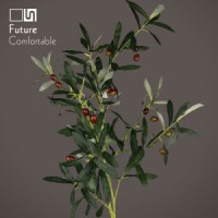 Silk Olive Branch Artificial Flower for Decorative Room