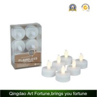 Flameless LED Tealight Candle with Battery Operated Ce  RoHS Ceftificated