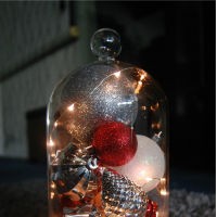 High Quality Free Sample Christmas Glass Ball Light for Christmas Decoration