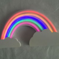 Wooden Rainbow LED Christmas Decoration Lighting