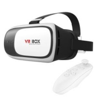 Vr Box 2.0 Virtual Reality 2 + Bluetooth 3.0 Remote Controller 3D Glasses Compatible 3.5-6 Inch Phon