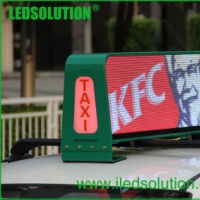 LEDSOLUTION P5 High Brightness 3G Taxi Top LED Display