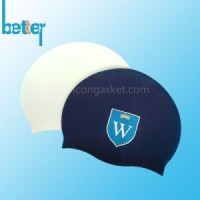 Logo Printed Silicone Swimming Cap