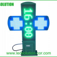 P16 Outdoor LED Pharmacy Cross Screen