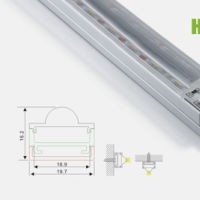 Hh-P012 Surface Mounted LED Aluminum Profiles