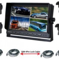 Vehicle Camera Kit 10.1inch Night Vision Security Backup Camera System with for Truck