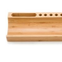 Bamboo Desk Top Organizer Pen Holder Desk Organizer