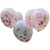 12'' Heart Shaped Paper Inflatable Latex Balloon