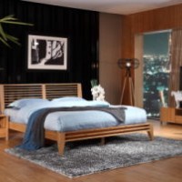 Modern Bamboo Nightstand / Night Stand for Living Room Furniture