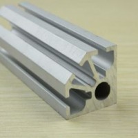 Aluminum 1/4 8 Way Upright Extrusion with Small Hole