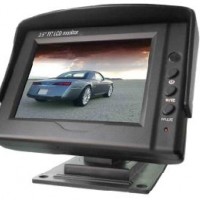 Sunshade 12V High Resolution Digital Panel 3.5 Inch Car Reverse Monitor