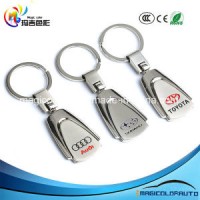 Metal Car Logo Titanium Keyring Key Chain Ring Keychain