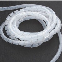 White PE PVC Spiral Wrapping Bands