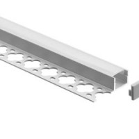 Plaster in Wall Profile  LED Aluminium Extrusion  Aluminum Profile in Plaster/Drywall