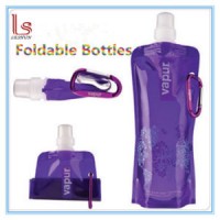 Custom Logo Foldable Outdoor 480ml Buckle Water Bottles