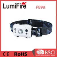 ABS AAA Battery Support Sensor LED Light Headlamp