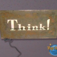 Acrylic Lighting Open Sign Panel (MD-THINK)