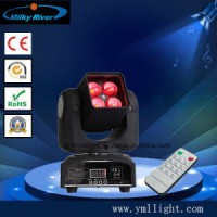 4PCS*15W RGBW 4in1 Mini LED Matrix Zoom Moving Head Light with Pixel and Irc Function New Light