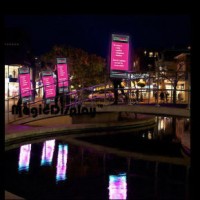 Advertising Illuminated Backlit Backpack Display