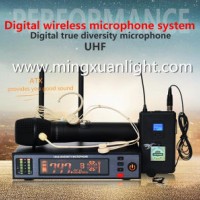 Professional Wireless Handheld Style Display Digital Microphone