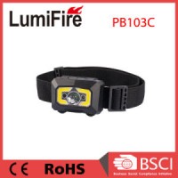 2018 Mini Ultra Super Bright 3W COB + 3W LED Rechargeable LED Headlamp with Sensor Function