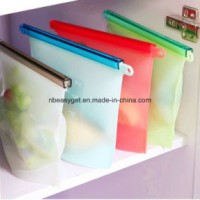 Reusable Silicone Food Preservation Bag Airtight Seal Food Storage Container Versatile Cooking Bag K